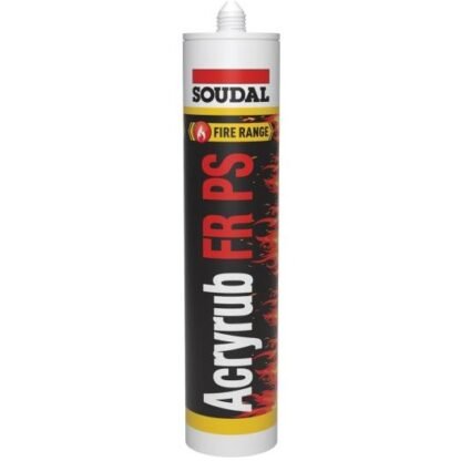 Akryylimassa Soudal Acryrub FR PS 310ml Valkoinen